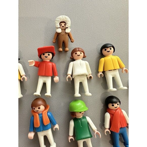 GEOBRA 2" Figurine People Clothes Toy Lot Vintage - Picture 5 of 9